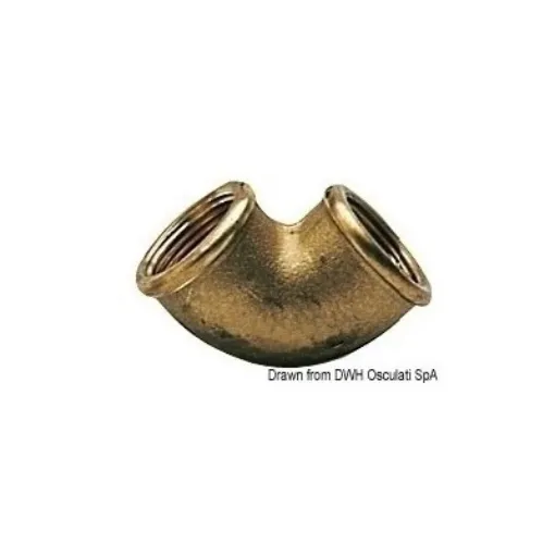 Picture of 3/8" Elbow 90° female/female - brass