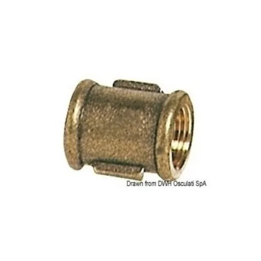 Picture of 3/8" Straigh female/female - brass