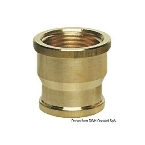 Picture of 3/8" x 1/2" Reducer female/female - brass