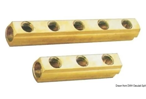 Picture of 1" Manifold 4 x 1/2" linear distribution - 1/2" - 25