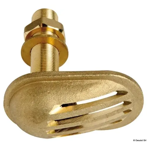 Picture of 3/8" Thru hull scoop strainer - brass