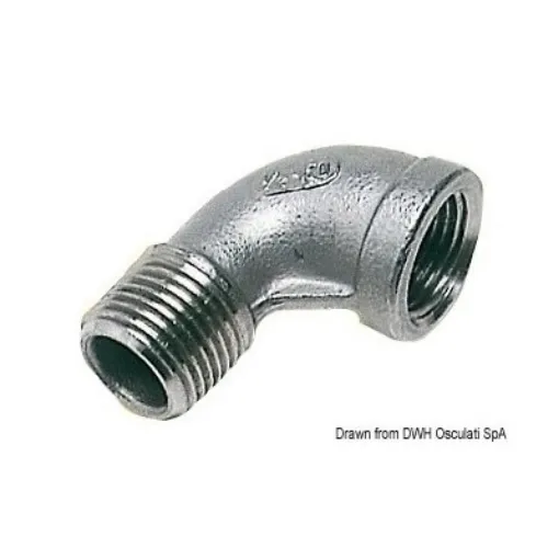 Picture of 3/8" 90° male/female elbows - 316 Staniless steel