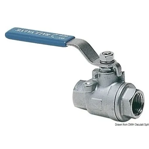 Picture of 3/8” female/female shut - off ball valve - 316 Stainless steel