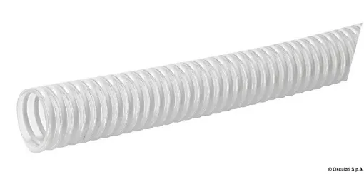 Picture of 20mm spiral reinforced hose - white PVC