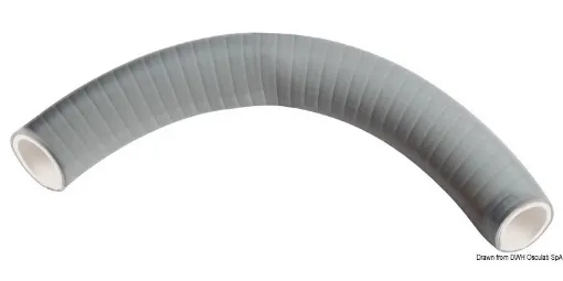 Picture of 25mm Spiral hose grey - PVC 25 mm - 25 - 25 - 60 - PVC