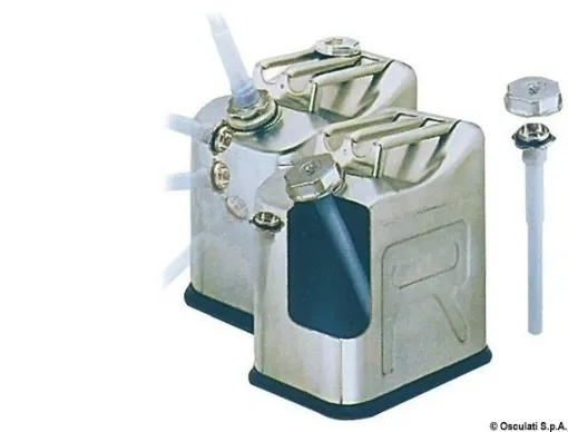 Picture of Fuel jerry can mirror polished stainless steel - 20L