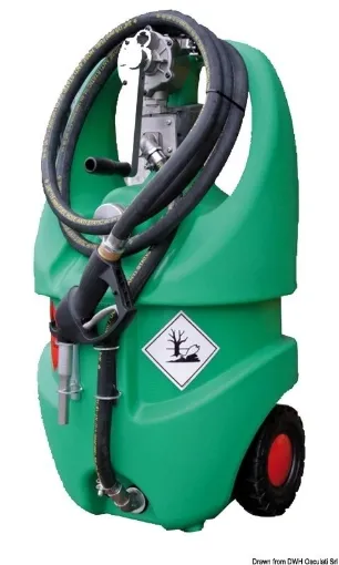 Picture of Petrol container with tyres ADR - tested 55L