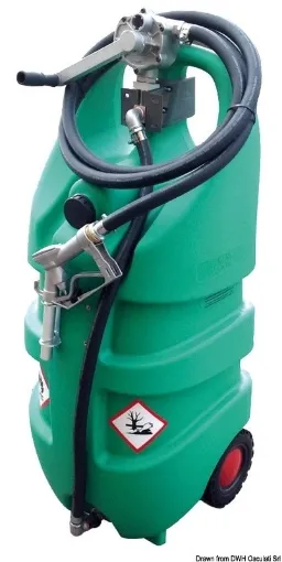 Picture of Petrol container with tyres ADR - tested 110L