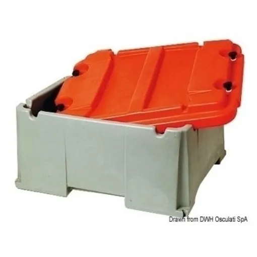 Picture of Battery box for 2 batteries - 520 x 585 mm