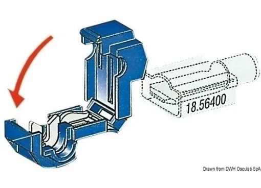 Picture of 1/2.6 sqmm T - quick splice terminal X100