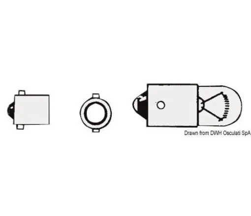 Picture of Bayonet bulb, small 12 V 4 W