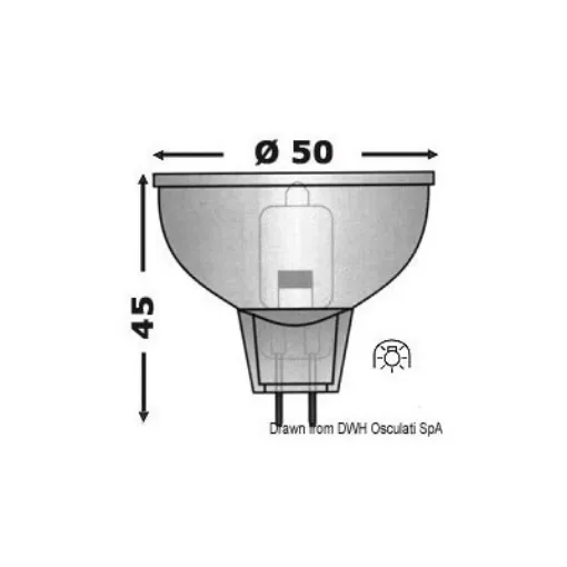 Picture of Halogen bulb MR 16 24 V