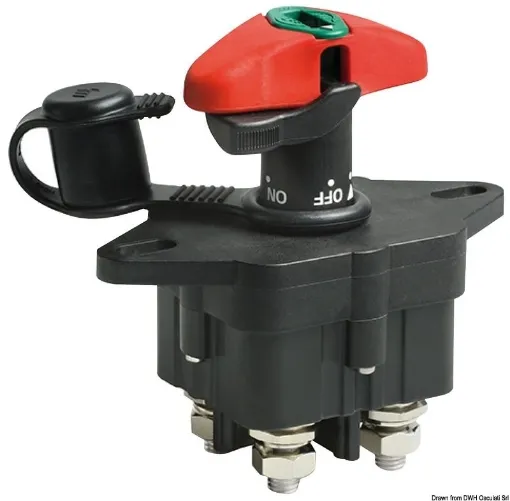 Picture of Dual - polar battery switch with key 250A