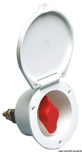 Picture of Heavy duty marine battery switch - white - 10 - 105