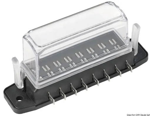 Picture of Watertight blade fuse holder deep lid 8 seats