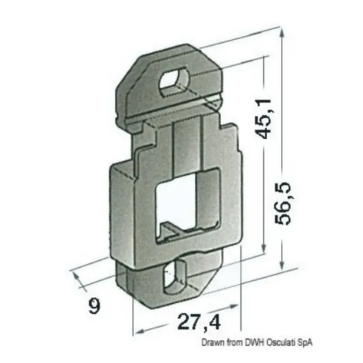 Picture of Fuse holder mounting base