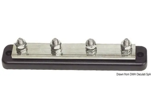 Picture of 4 x 8 mm Bus - Bar electric terminal board