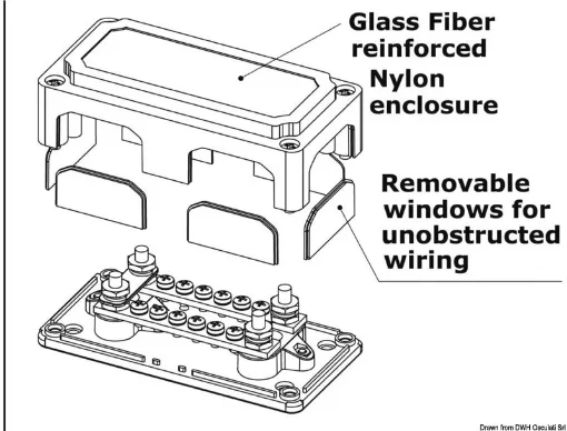 Picture of 4 x 6 mm Bus - Bar Heavy Duty terminal