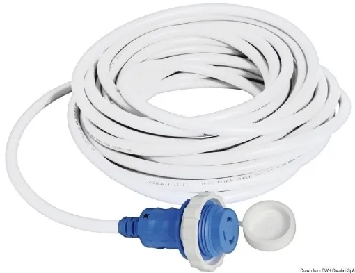 Picture of 30A Plug and cable in blue 10m