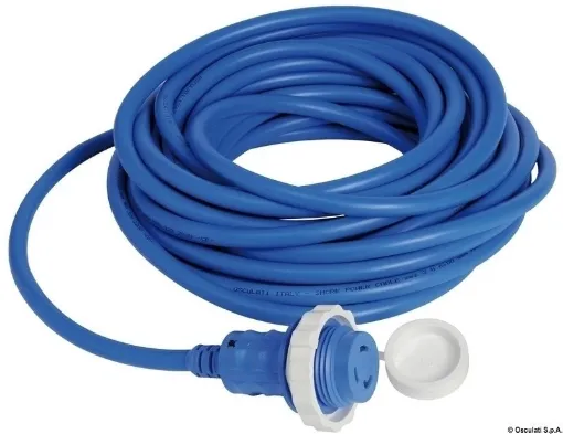 Picture of 30A Plug and cable in blue 15m