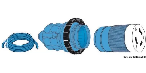 Picture of 50A 220V Polycarbonate and moplen plug