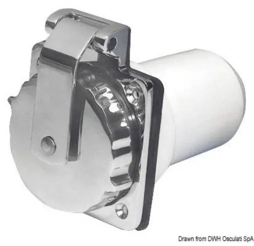 Picture of 50A 220V Socket 316 stainless steel