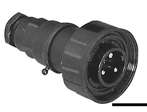 Picture of 10A 3 - pole male plug