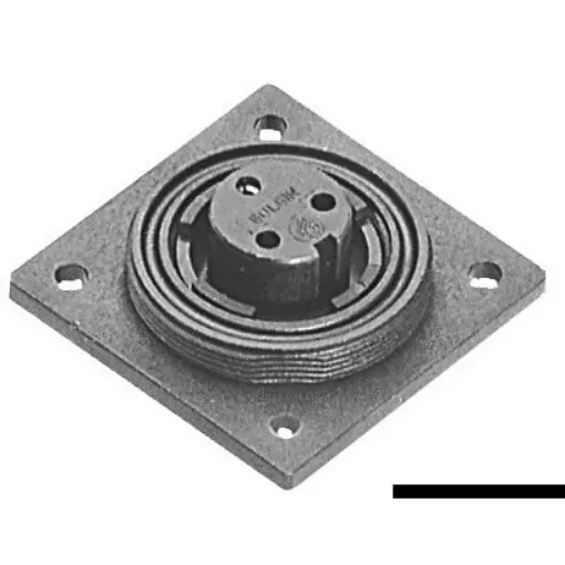 Picture of 2 - pole built - in socket, female contacts - Bulgin