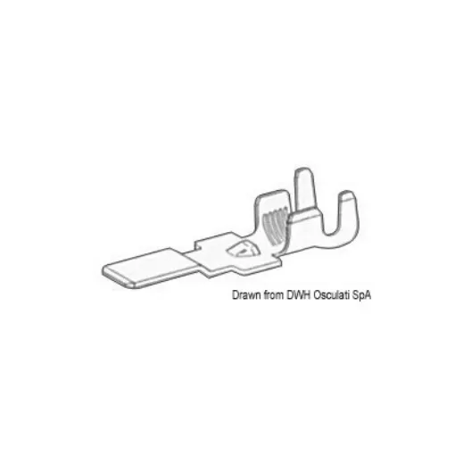 Picture of 4/6 mm² Watertight connector faston male