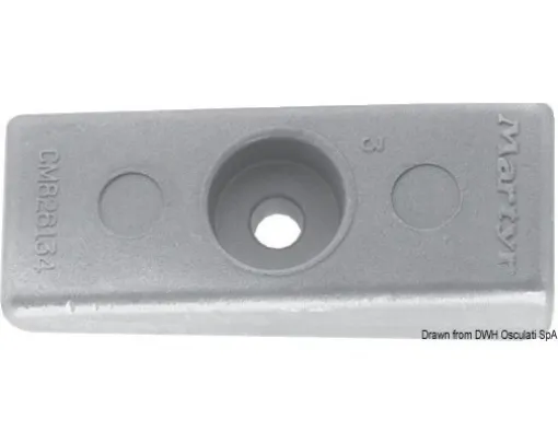 Picture of Aluminium plate anode 30/300 HP - 826134 - Mercury - aluminium