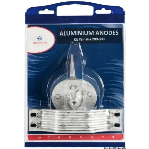 Picture of Anode kit for outboards 200/300 HP - zinc - Yamaha