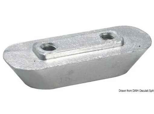 Picture of Zinc plate anode 10/50 HP - 41106 - ZV4 - 650 - Honda