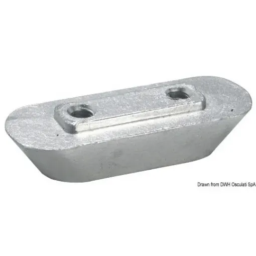 Picture of Magnesium plate anode 10/50 HP - 41106 - 935 - 812 - Honda