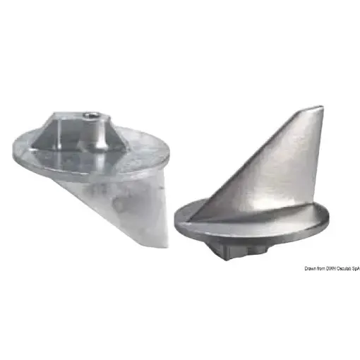 Picture of Short fin anode for 40 - 225 HP - aluminium - 31640 - Mercury