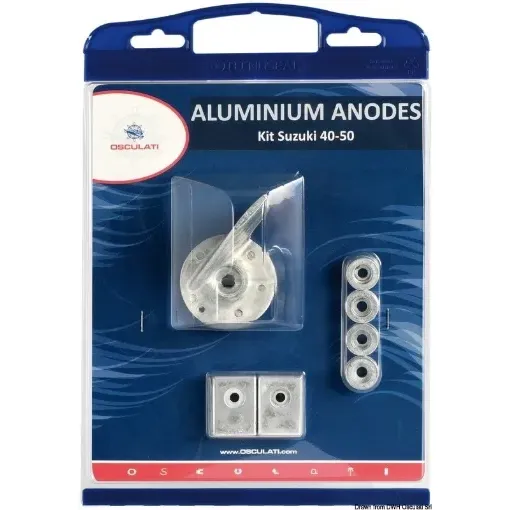 Picture of Anode kit 40/50 HP - zinc - 55320 - 95311 / 55321 - 87J00 / 55125 - 95500 - Suzuki