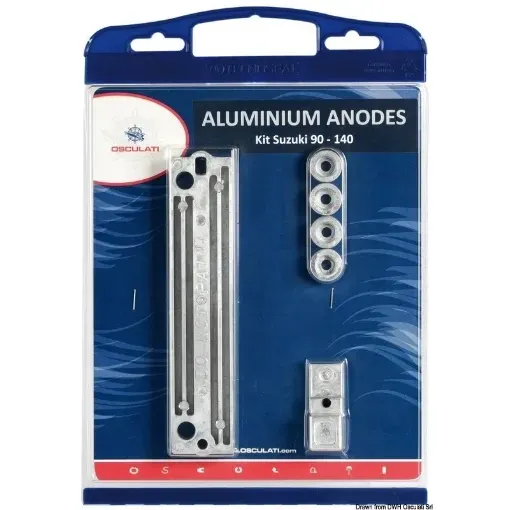 Picture of Anode kit 90/140 HP - zinc - 55321 - 90J01 / 55321 - 87J00 / 55320 - 94900 - Suzuki