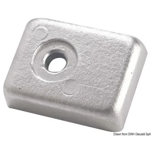 Picture of Magnesium leg anode plate for 40/50 HP 4 - stoke - 5030265/5035786 - OMC / Johnson / Evinrude