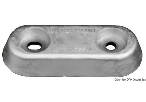 Picture of Aluminium oval type anode 390g - Vetus