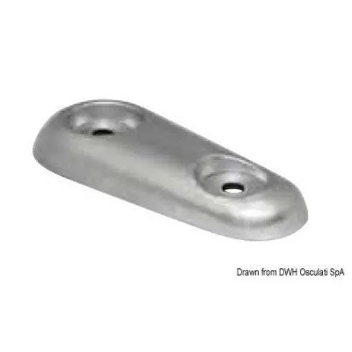 Picture of Aluminium oval type anode 390g - Vetus