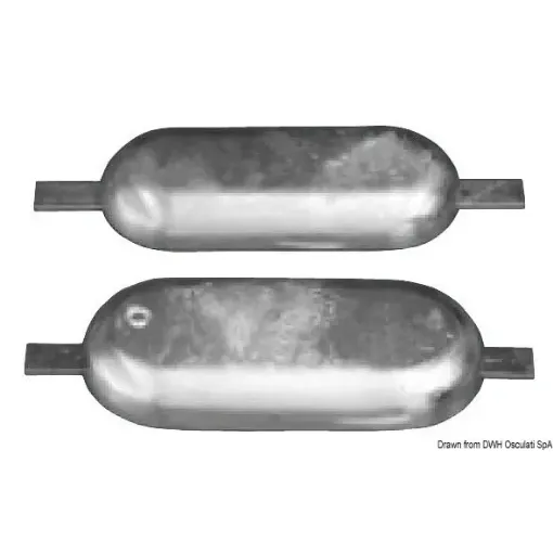 Picture of Magnesium anode to be welded 300 x 80mm 1.5 kg