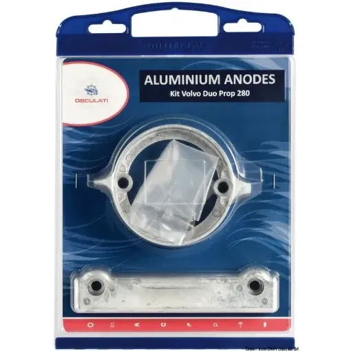 Picture of Anode kit for engines 280 duo prop - magnesium - 875821 / 832598 - Volvo