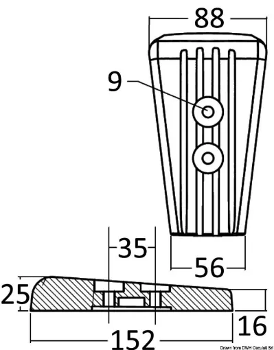 Picture of Aluminium anode DPR - DPH - 3888814 / 3883728 - Volvo