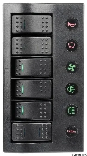 Picture of PCP Compact electric panel - 6 switches