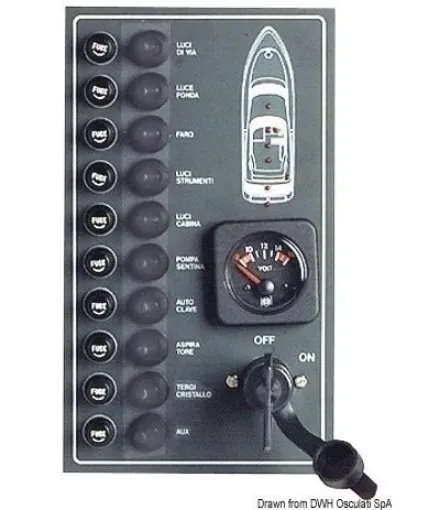 Picture of 10 switch panel