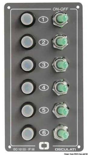 Picture of Elite electric control panel 6 switches