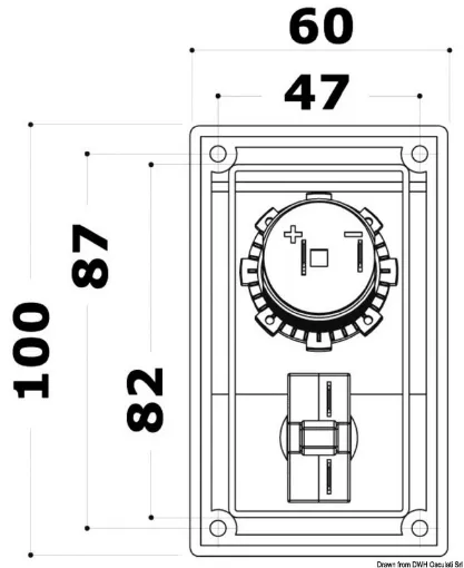 Picture of 12/24V digital voltmeter