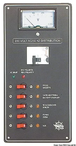 Picture of AC power control panel 220 V