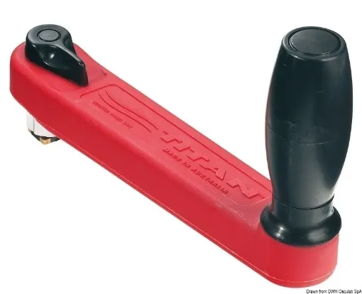 Picture of Titan handle Magnum red 250 mm