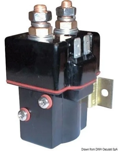 Picture of Two models available: "E" version with a simple solenoid that transmits an ON-OFF impulse or "ELS" with an electronic control unit that manages the speed and protects against overloads.