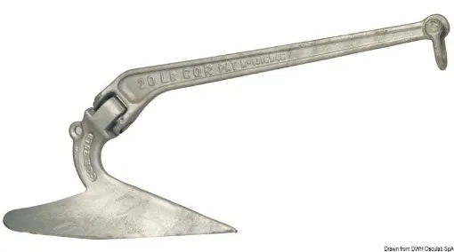 Picture of CQR galvanized steel anchor 11 kg - Lewmar